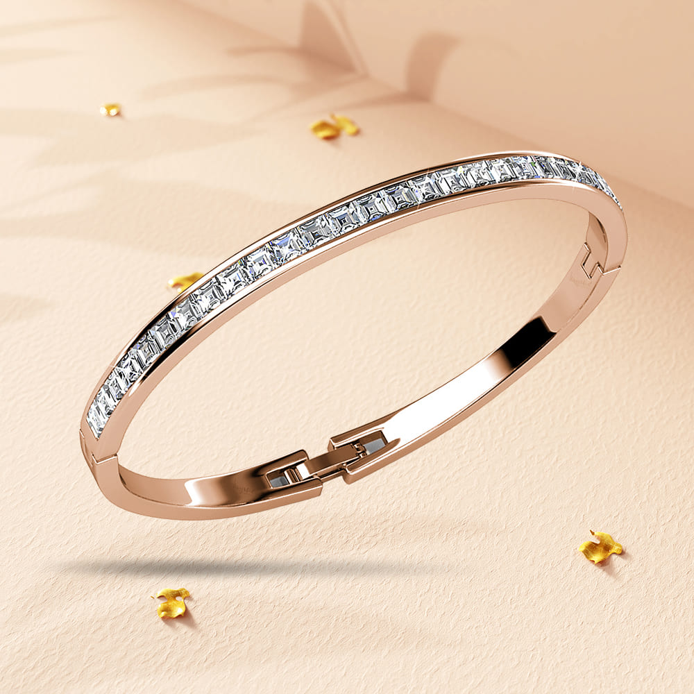 Glorious Bangle Embellished with Swarovski® crystals