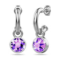 Bella Chic Earrings Embellished with Swarovski crystals