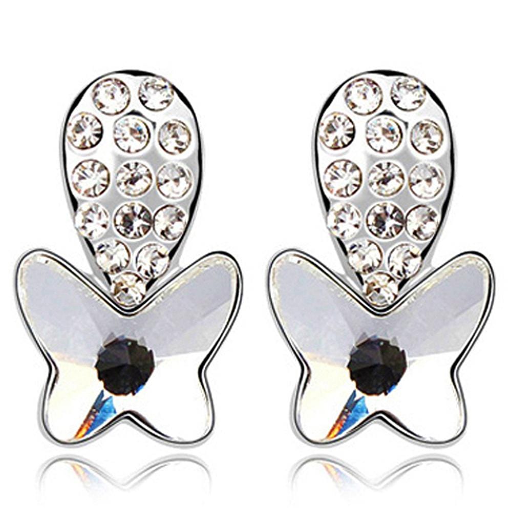 Spring Butterfly Studs Embellished with Swarovski¬Æ crystals
