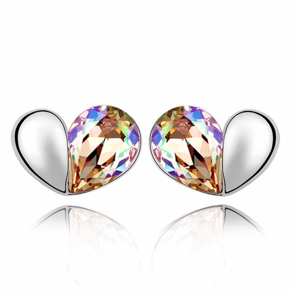 Heart 2 Heart Earrings Embellished with Swarovski¬Æ crystals