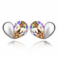Heart 2 Heart Earrings Embellished with Swarovski¬Æ crystals