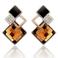 Palazzo Earrings Embellished with Swarovski crystals