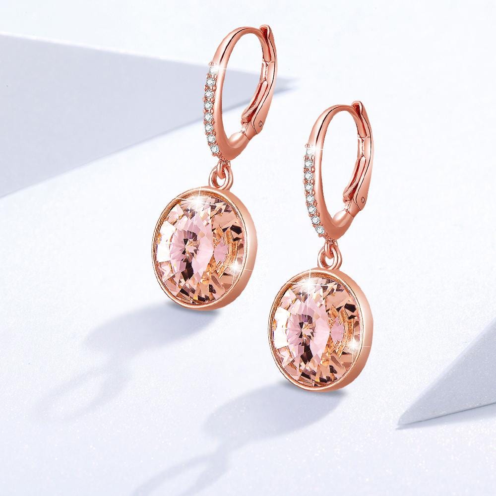 Precious Drop Earrings Vintage Rose Embellished with Swarovski¬¨√Ü crystals