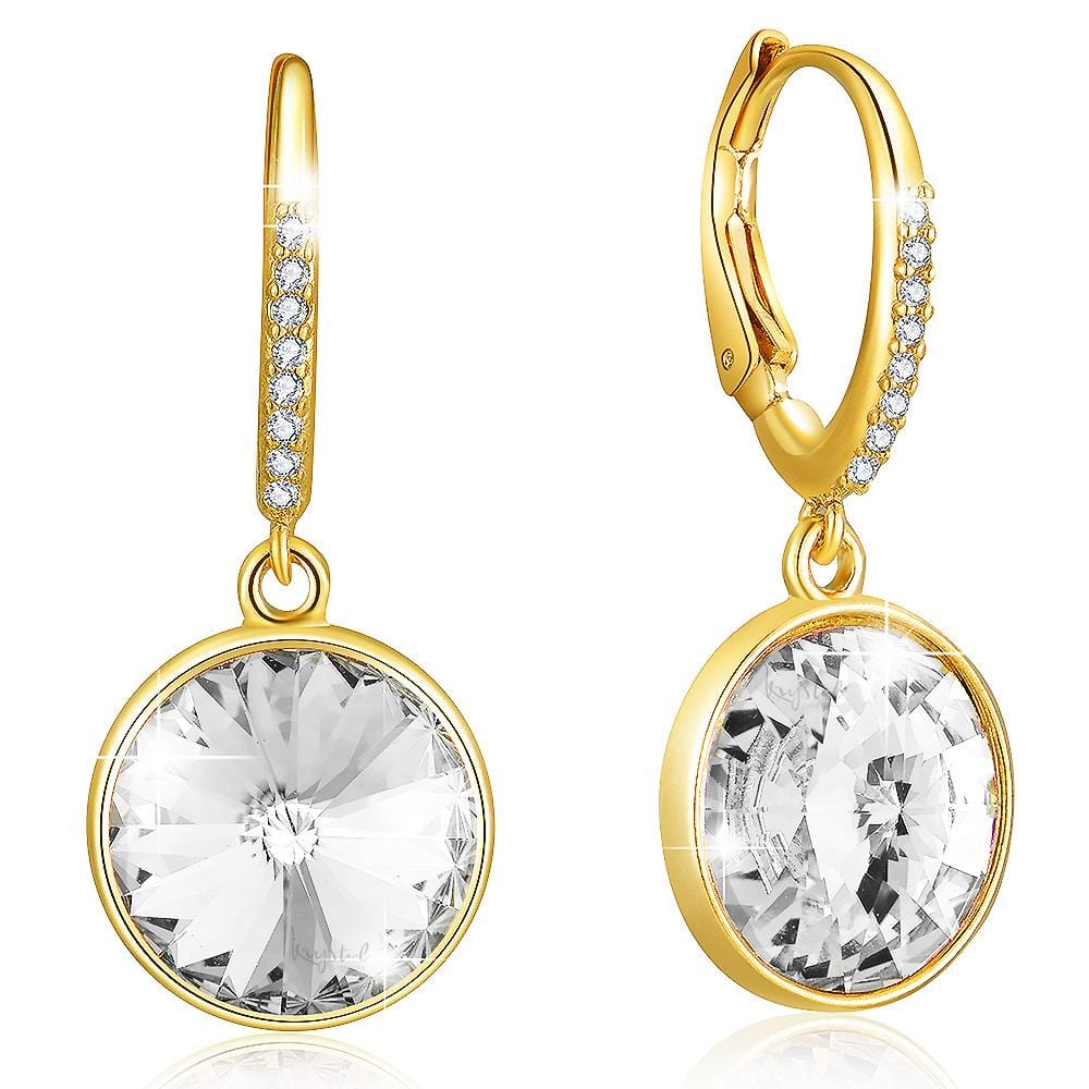 Precious Drop Earrings Clear Embellished with Swarovski¬Æ crystals