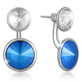 Precious Duo Drop Earrings Embellished with Swarovski¬Æ crystals