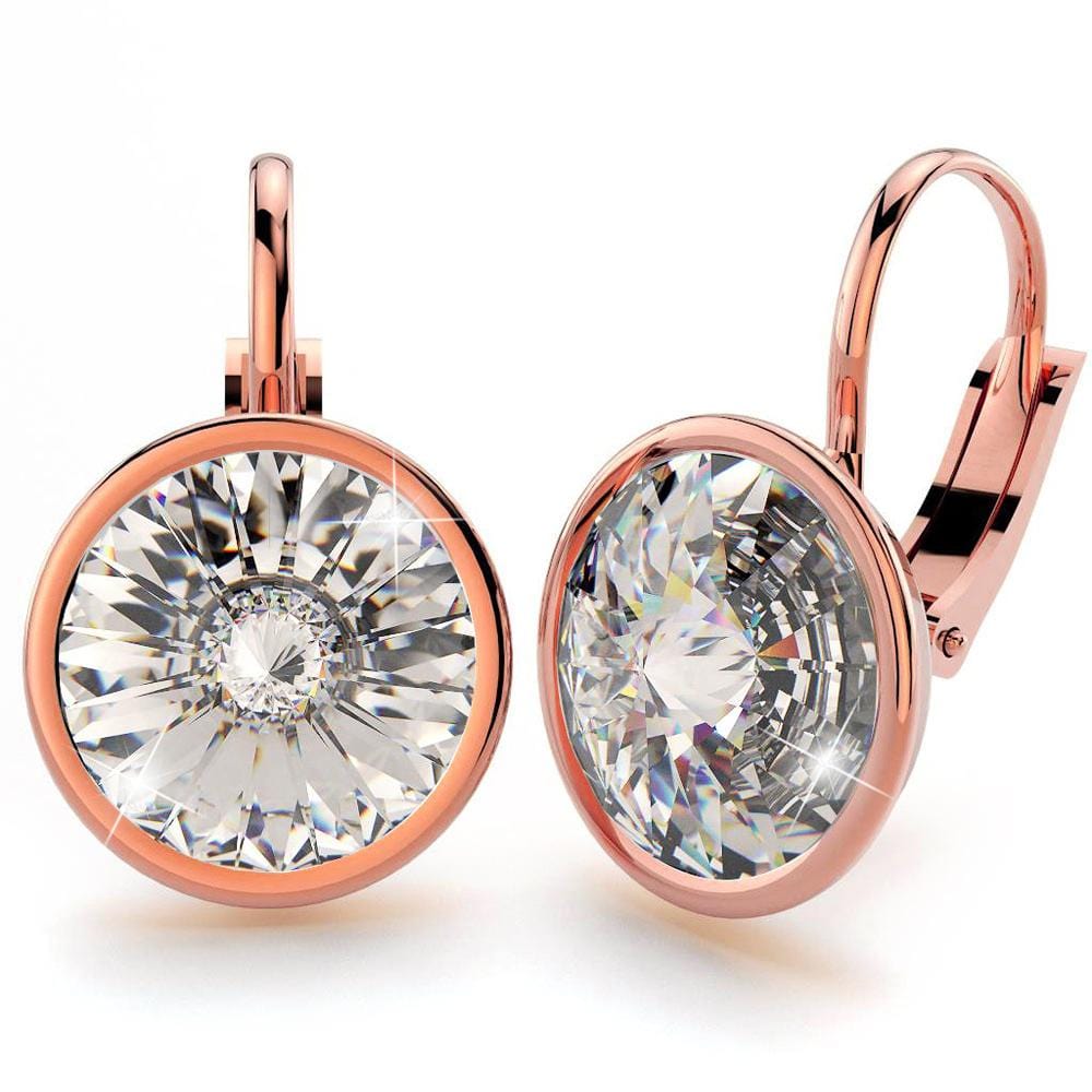 Audrey Lever Back Earrings Embellished with Swarovski¬Æ crystals