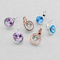 Audrey Lever Back Earrings Embellished with Swarovski¬Æ crystals