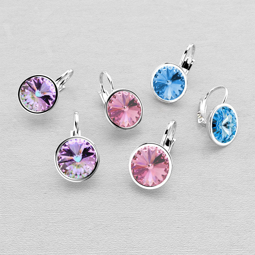 Kassandra Crystal Drop Earrings Embellished with Swarovski¬Æ crystals