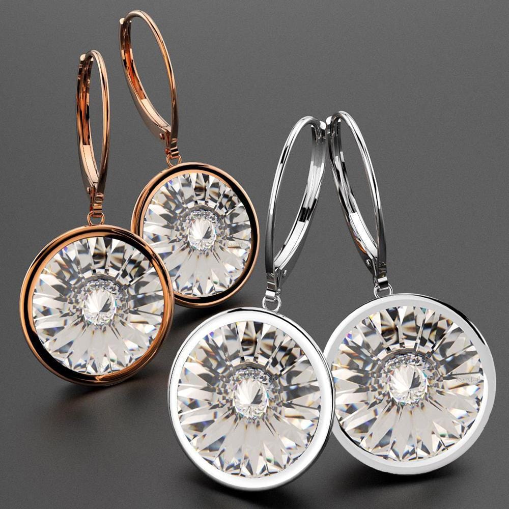 Lux Glow Drop Earrings Embellished with Swarovski¬Æ crystals