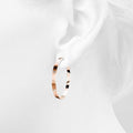 Hoop Earrings Embellished with Swarovski¬Æ crystals