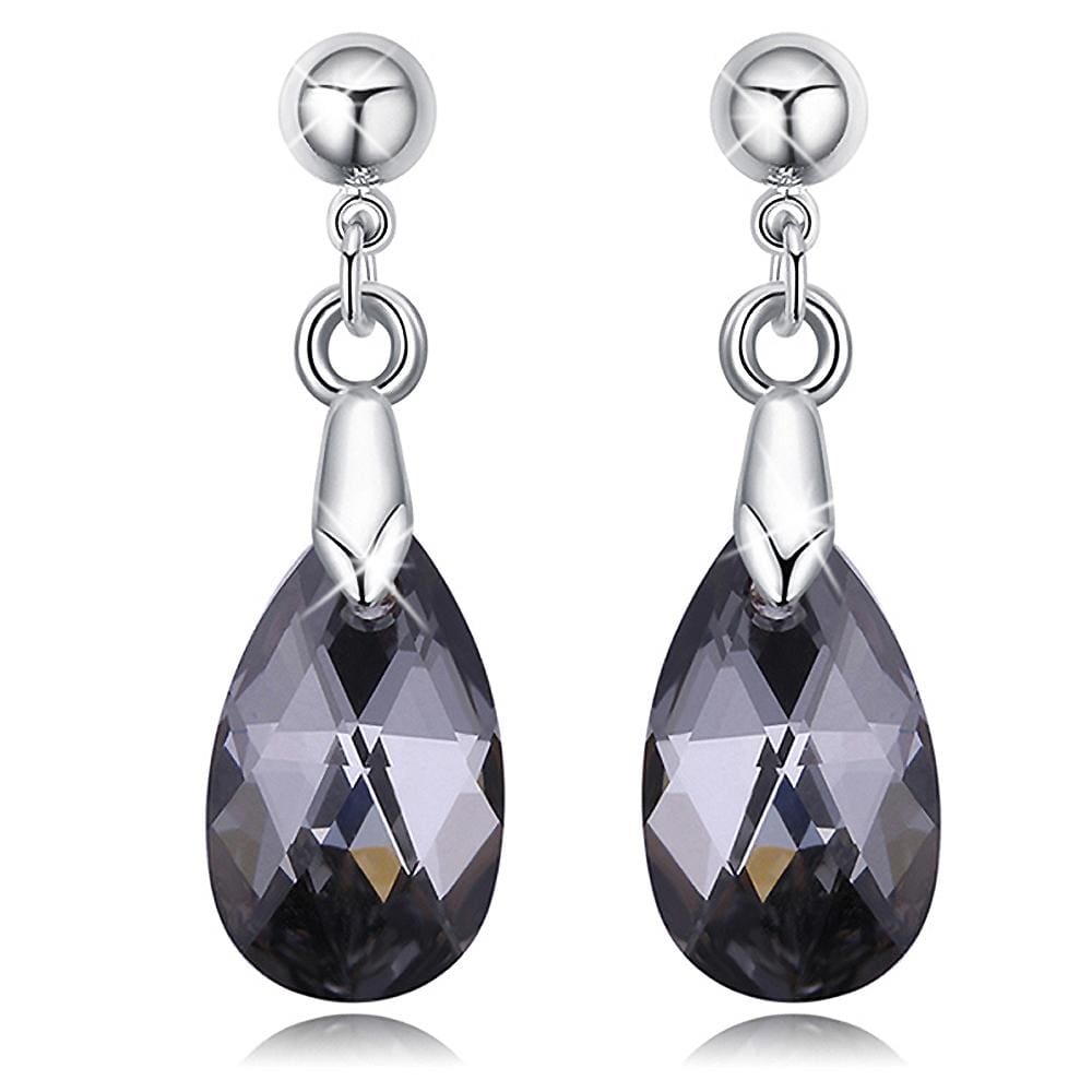 Elmina Crystal Drop Earrings Embellished with Swarovski¬Æ crystals