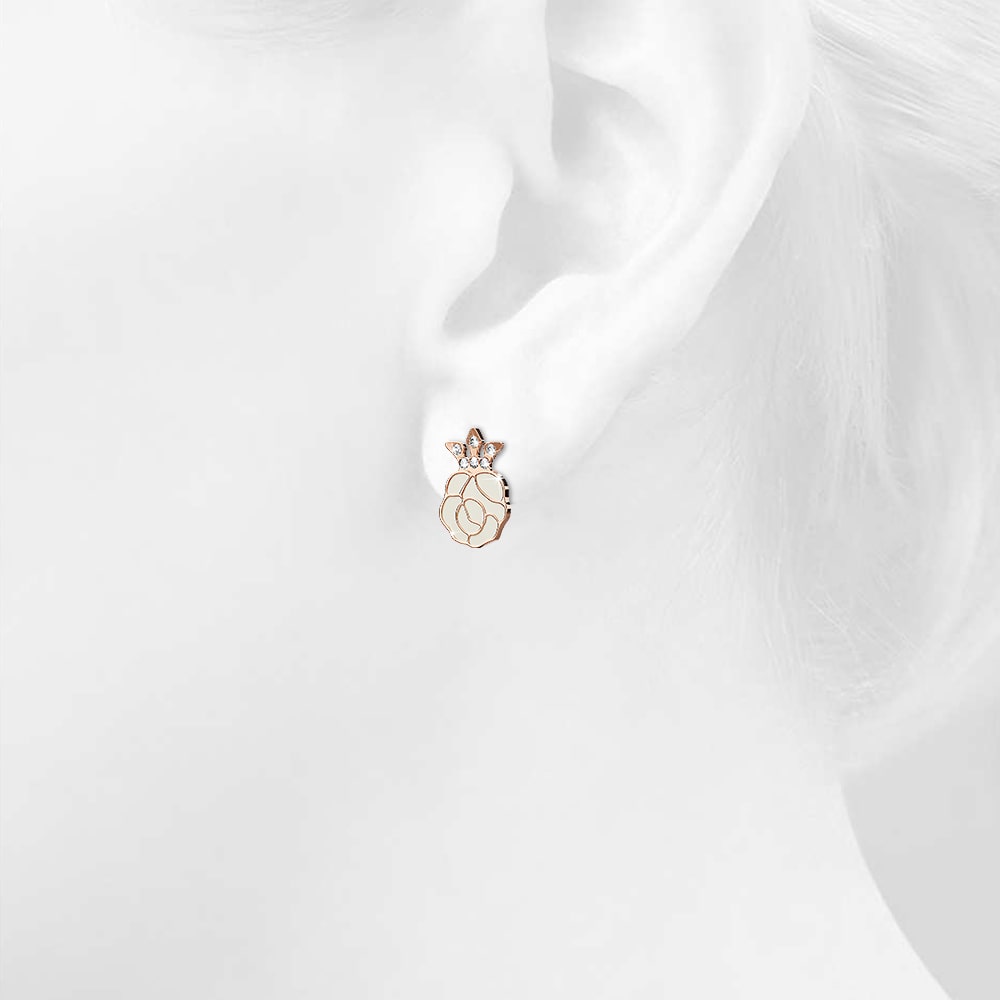 Rosie Stud Earrings Embellished with Swarovski¬Æ crystals