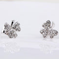 Three Heart Petals Earrings Embellished with Swarovski¬Æ crystals
