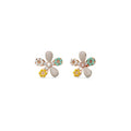 Adriana Multicolour Floral Stud Earrings