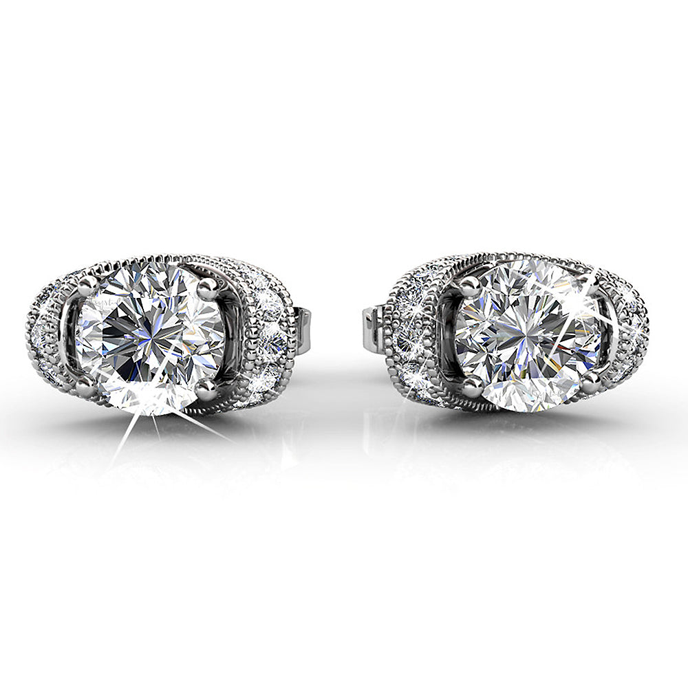 Tiara Earrings Embellished with Swarovski¬Æ crystals
