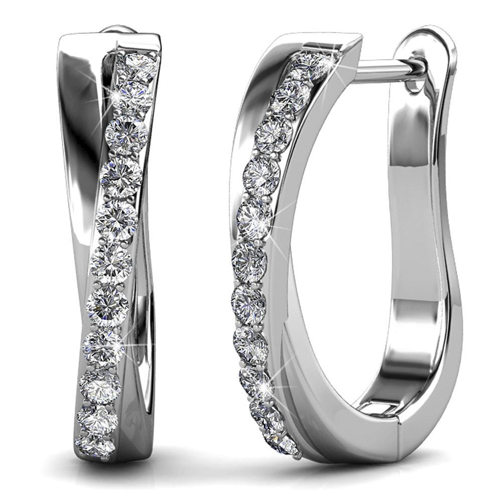 Candor Latch Back Earrings Embellished with Swarovski¬Æ crystals