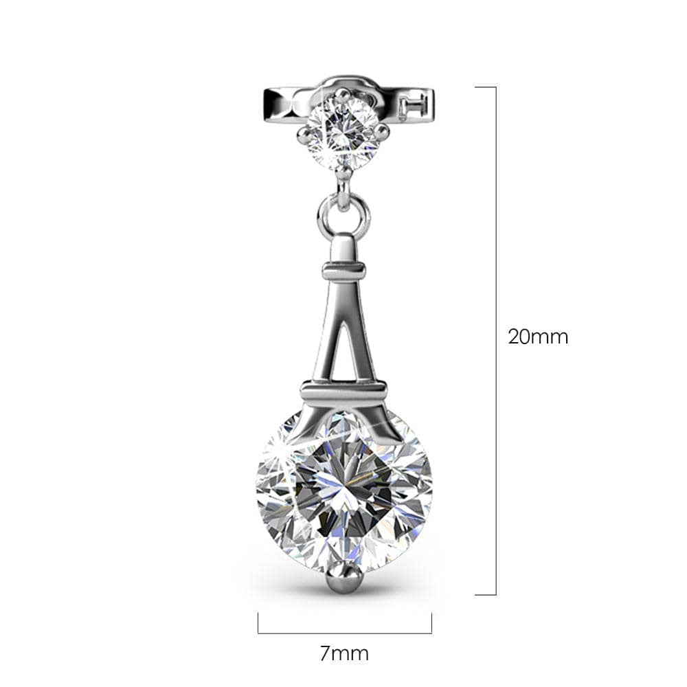 Pendulum Earrings Embellished with Swarovski¬Æ crystals