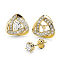 Celtic Knot Stud Earrings Embellished with Swarovski¬Æ crystals