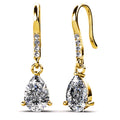 Pretty Pea Earrings Embellished with Swarovski¬Æ crystals