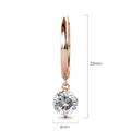 Clear Sensual Drop Earrings Embellished with Swarovski¬Æ crystals