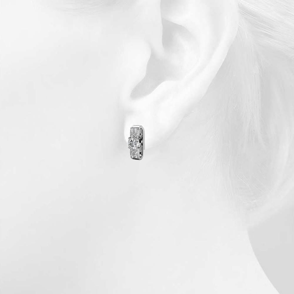 Glaze Stud Earrings Embellished with Swarovski¬Æ crystals