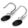 Timeless Crystal Drop Earrings Black Embellished with Swarovski¬Æ crystals