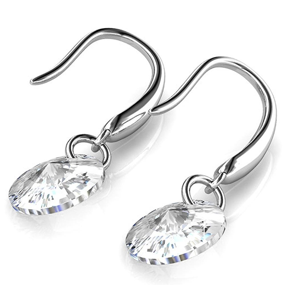 Timeless Crystal Drop Earrings Clear Embellished with Swarovski¬Æ crystals