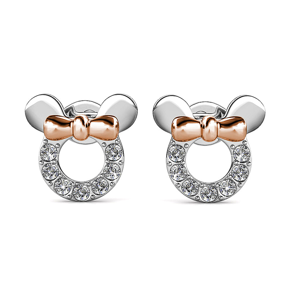 Minnie Mouse Earrings Embellished with Swarovski¬Æ crystals