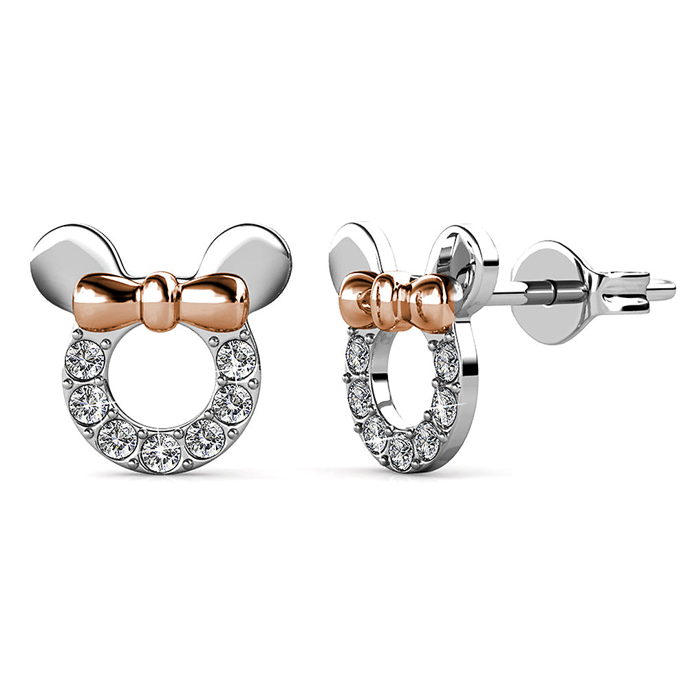 Minnie Mouse Earrings Embellished with Swarovski¬Æ crystals