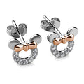 Minnie Mouse Earrings Embellished with Swarovski¬Æ crystals