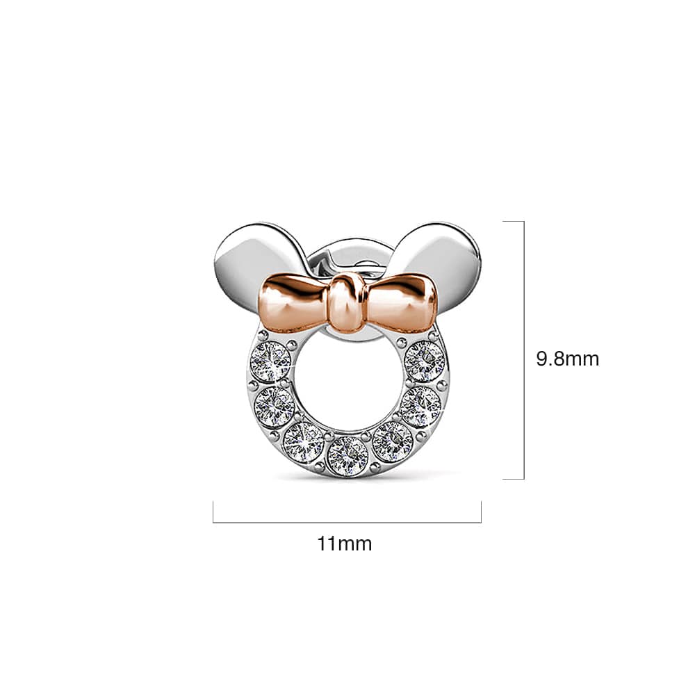 Minnie Mouse Earrings Embellished with Swarovski¬Æ crystals