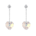 My Love Dangle Earrings Embellished with Crystals from Swarovski¬Æ Moonlight