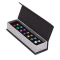 Boxed 7 Pairs Mult Color Apex Studs Set Embellished with Swarovski  crystals