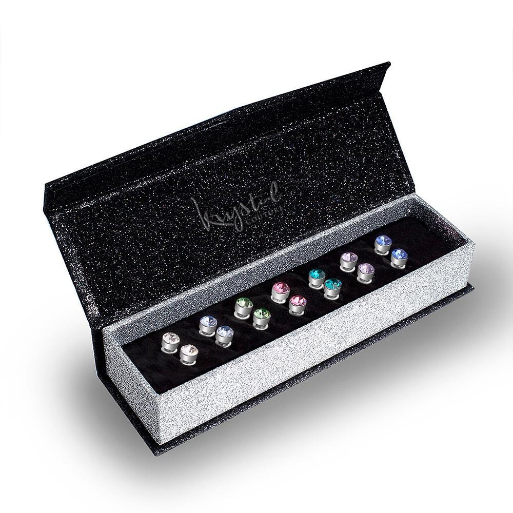 7 Day Earrings Set Embellished with Swarovski crystals - Brilliant Co