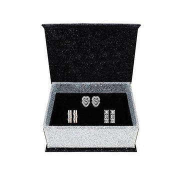 3 Pairs Earrings Set Embellished with Swarovski crystals - Brilliant Co