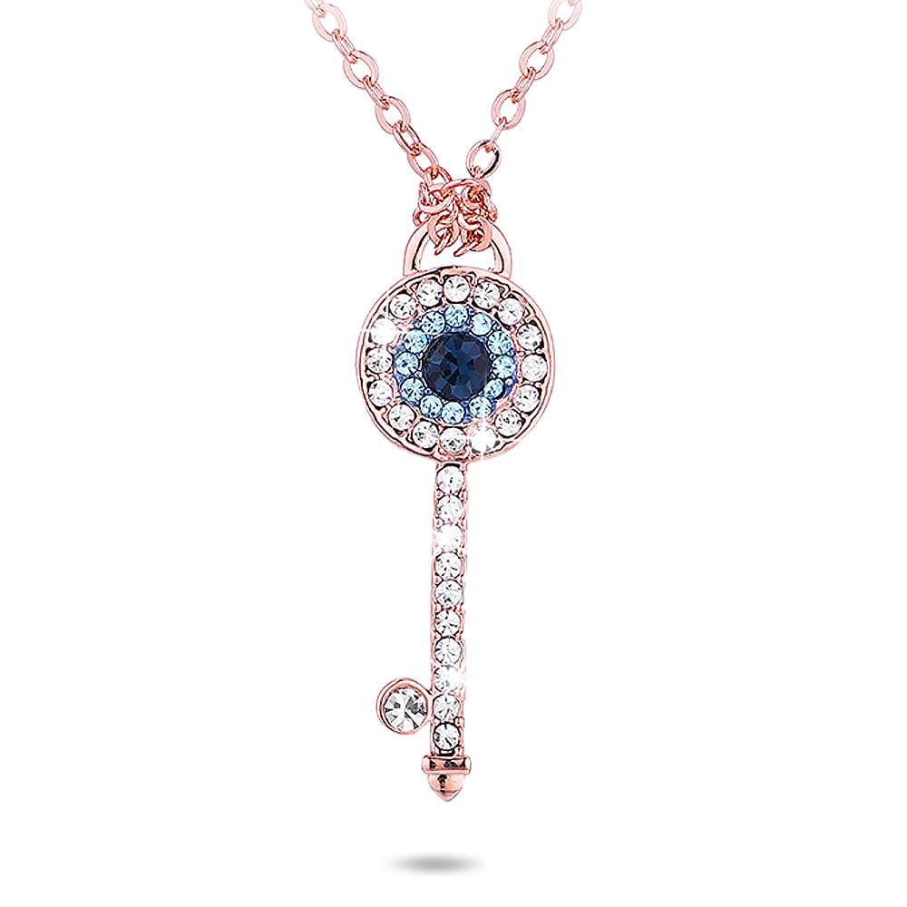 Boxed Circe Key Necklace and Earrings Set