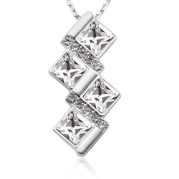 Charades Necklace Embellished with Swarovski¬Æ crystals