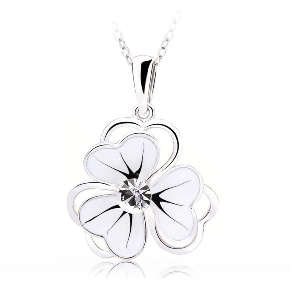 Bloom Unfurled Necklace Embellished with Swarovski¬Æ crystals