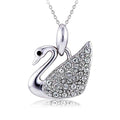 Krystal Swan Necklace Embellished with Swarovski¬Æ crystals