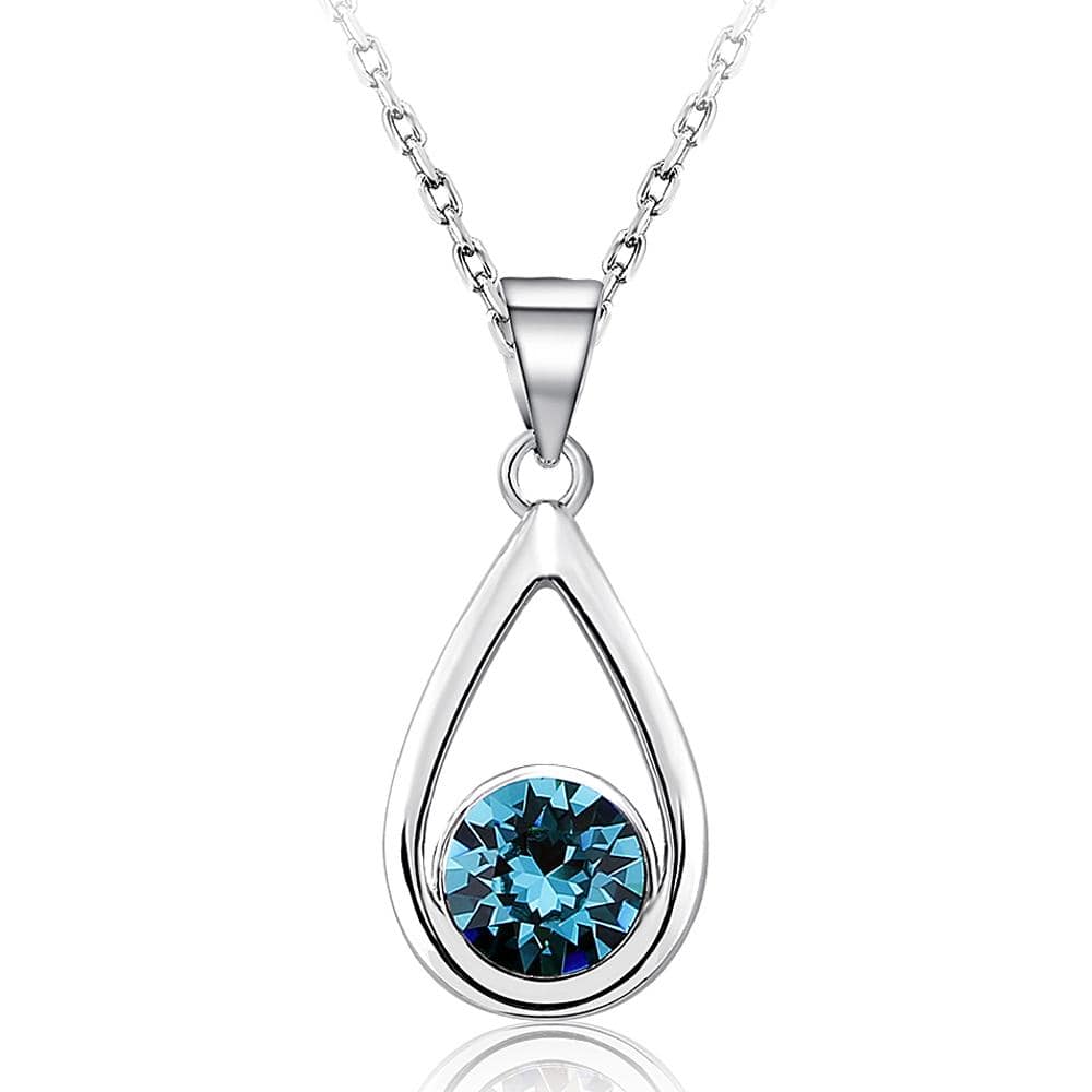 Morning Dew Necklace Embellished with Swarovski  crystals