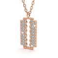 Glittery Blade Necklace