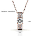 Designer Pendant Necklace Embellished with Swarovski crystals