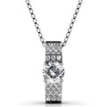 Designer Pendant Necklace Embellished with Swarovski crystals