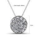 Pave Pendant Necklace Embellished with Swarovski crystals