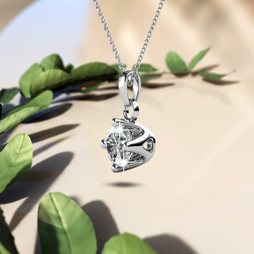 Divine Pendant Necklace Embellished with Swarovski crystals