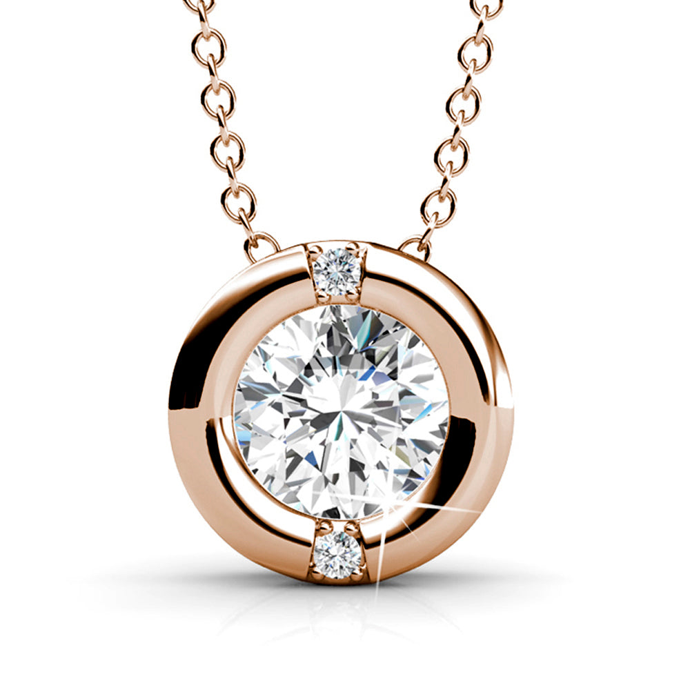 Millionaire Circle Necklace Embellished with Swarovski¬Æ crystals