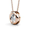 Millionaire Circle Necklace Embellished with Swarovski¬Æ crystals