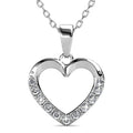 Innocent Heart Short Necklace Embellished with Swarovski crystals