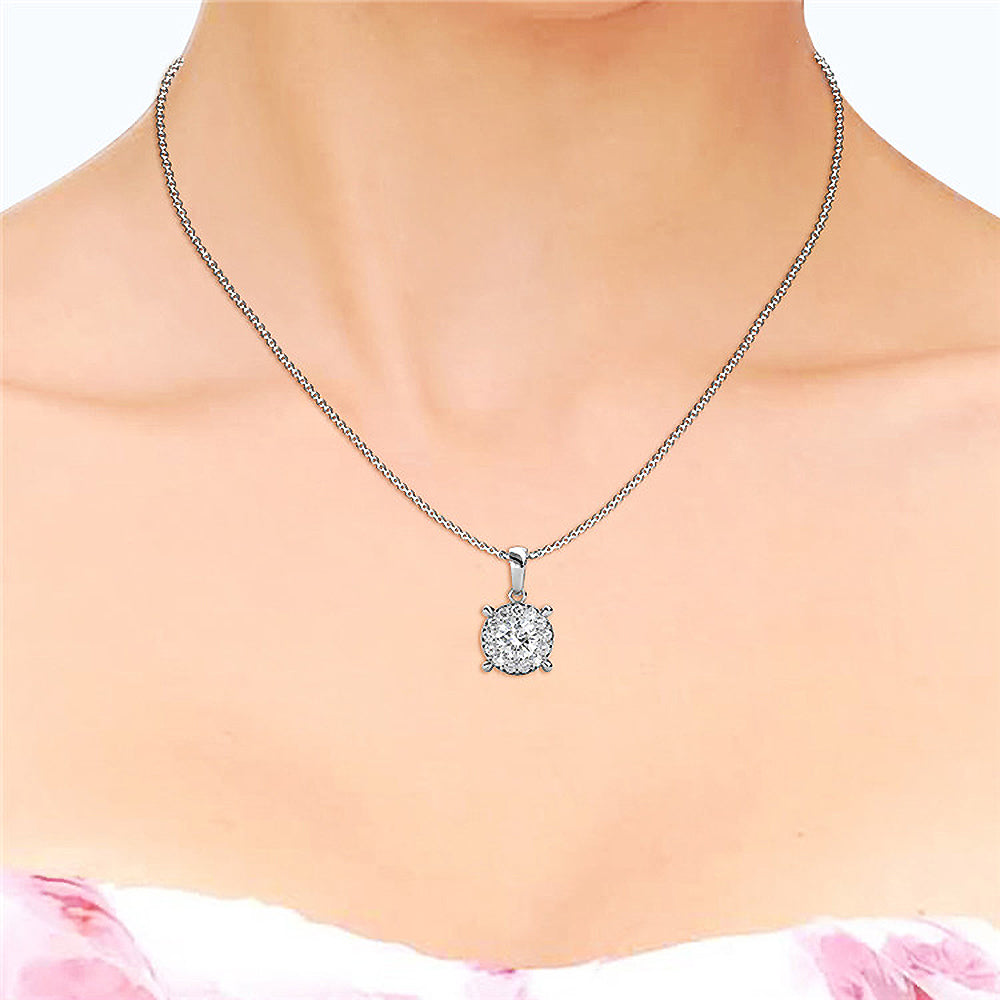 Classic Elegance Short Necklace Embellished with Swarovski crystals