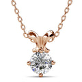 Treasure Bling Pendant Necklace in Rose Gold Embellished with Crystals from Swarovski